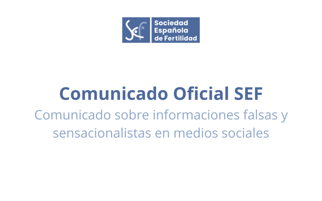 Comunicado Oficial emitido por la SEF sobre informaciones falsas y sensacionalistas en medios sociales